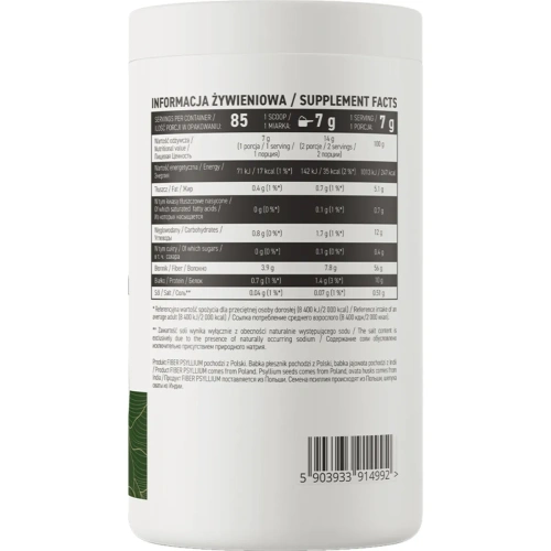 OstroVit Fiber Psyllium VEGE 600g | OstroVit