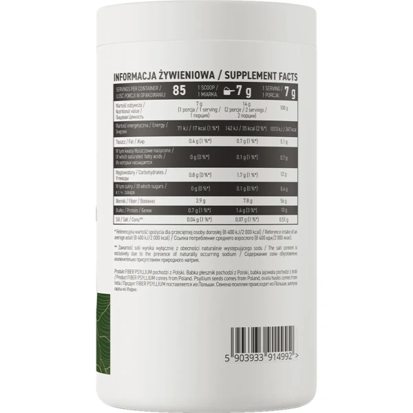 OstroVit Fiber Psyllium VEGE 600g | OstroVit