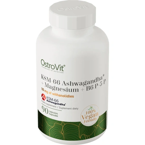 OstroVit KSM-66 AShwaganda + Magnesium + B6 90 caps | Greens & Supe... 2