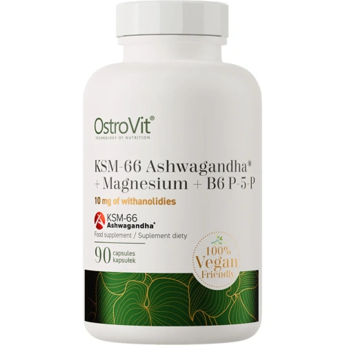 OstroVit KSM-66 AShwaganda + Magnesium + B6 90 caps | OstroVit