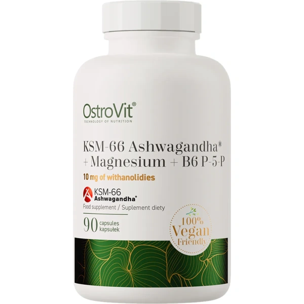 OstroVit KSM-66 AShwaganda + Magnesium + B6 90 caps | OstroVit