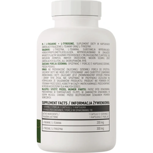 OstroVit L-Theanine + L-Tyrosine VEGE 90 capsules | 