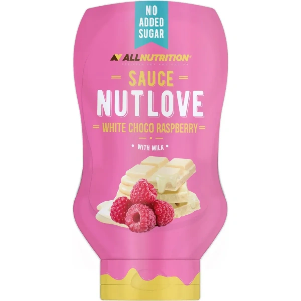 Allnutrition Nutlove Sauce, White Choco Raspberry - 280 ml | Allnutrition