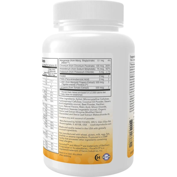 Now Foods, Kid Vits, Juicy Orange, 120 Chewables | Now Foods