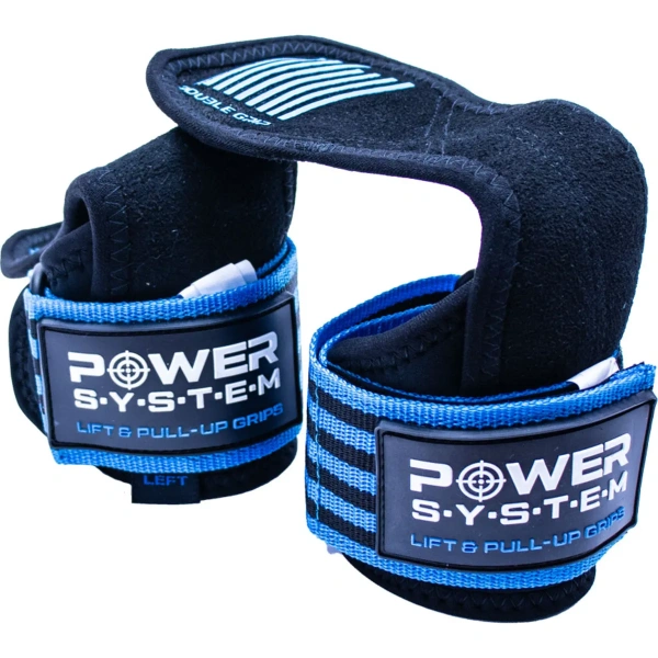 Power System Lift And Pull Up Grips - Blue | Power System