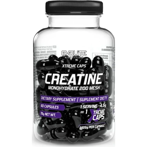 Evolite, Creatine Monohydrate Xtreme, 60 caps | Evolite