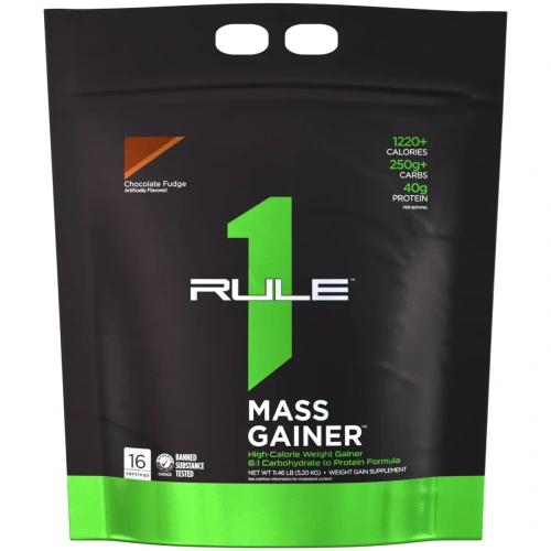 Rule1 Mass Gainer 5.2kg | Didelio angliavandenių kiekio didintojai ...