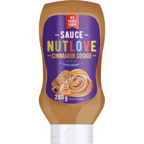 Allnutrition Nutlove Sauce, Cinnamon Cookie - 280 ml | Allnutrition