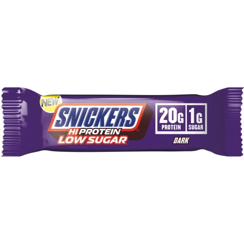 Snickers Dark Low Sugar High Protein Bar 57g - Dark Chocolate | Mars