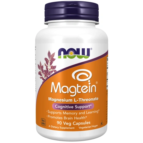 NOW Foods Magtein Magnijs L-Treonāts - 90 augu izcelsmes kapsulas | Now Foods