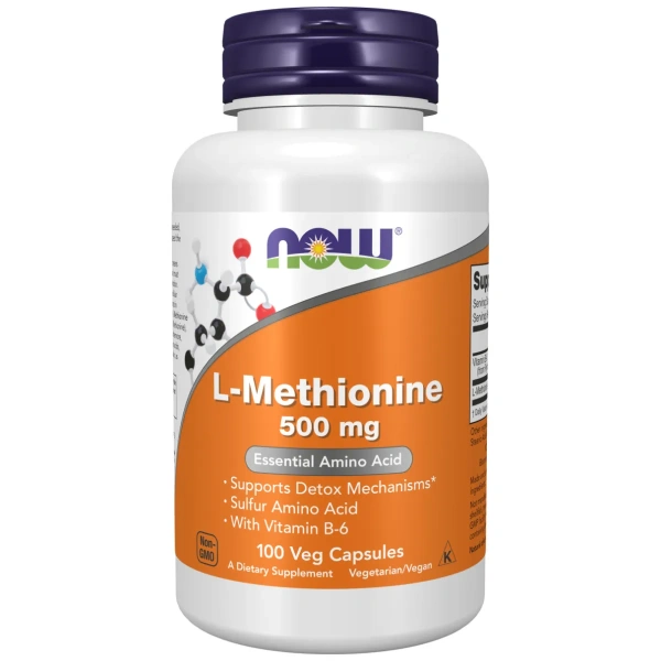 NOW Foods L-Methionine, 500mg - 100 caps | Now Foods