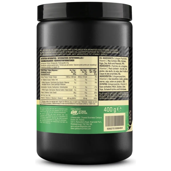 Optimum Nutrition Collagen Peptides 400 g | Optimum Nutrition