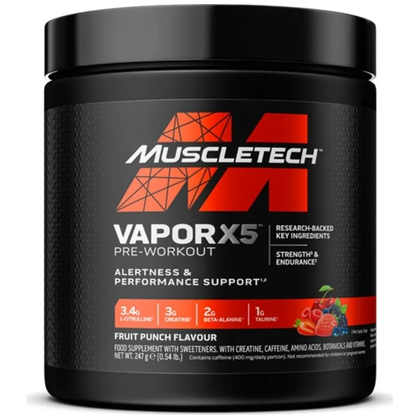 MuscleTech - Vapor X5 Pre-Workout | Muscletech