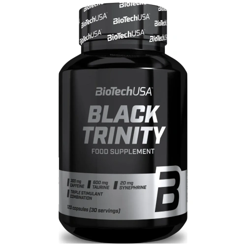 BioTechUSA Black Trinity – 120 kapslit | Enne Treeningut (PUMP/ENER...