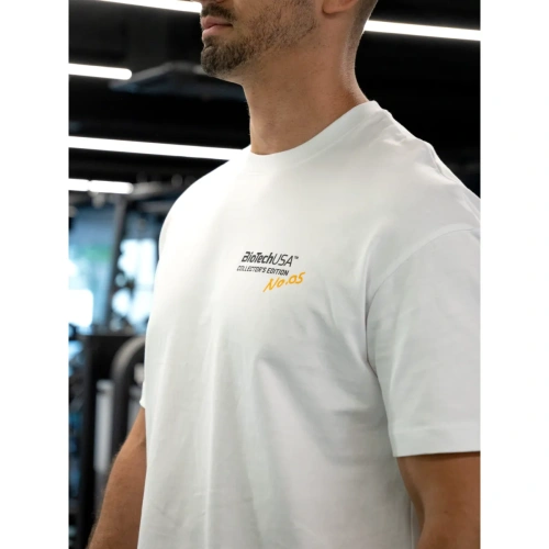 BioTechUSA Limited Edition Oversized T-särk – valge (Baklava) | BiotechUSA