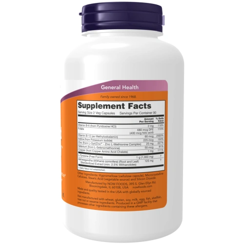 NOW Foods Thyroid Energy - 180 vcaps | Adaptogeenid – Osta kohe Spo... 2