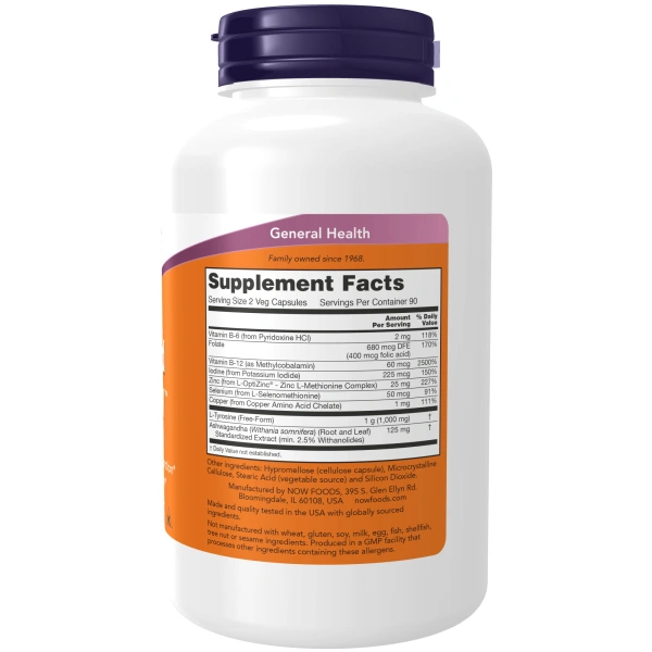 NOW Foods Thyroid Energy - 180 vcaps | Now Foods