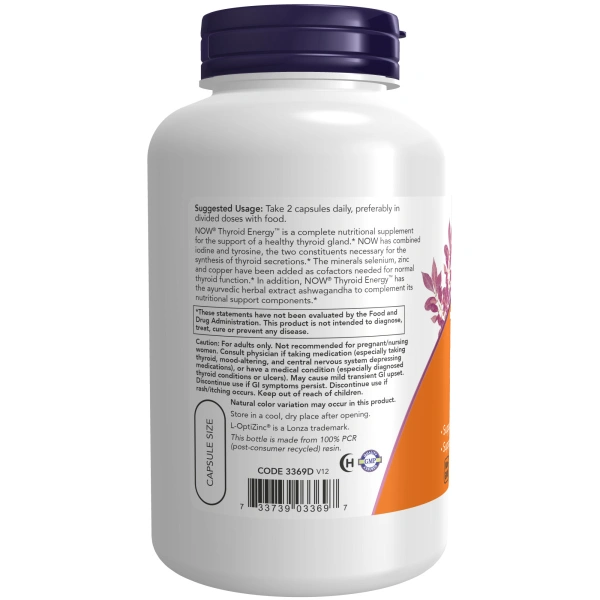 NOW Foods Thyroid Energy - 180 vcaps | Now Foods
