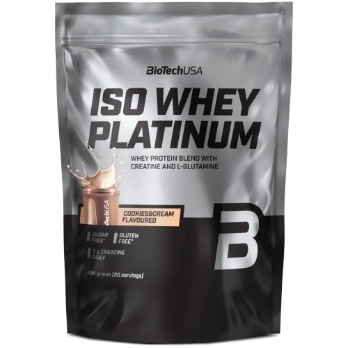 BioTechUSA Iso Whey Platinum – 454 g | Mišrus baltymas – Pirkite da... 2