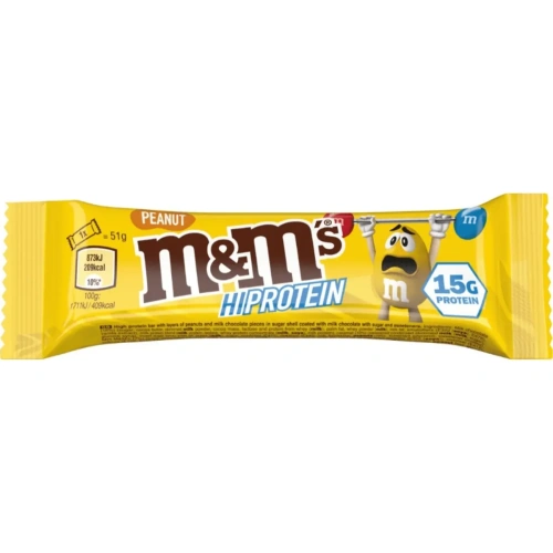 M&M Hi-Protein Bar 51g, Peanut | Mars
