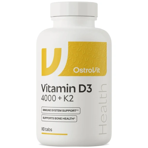 OstroVit Vitamin D3 4000 + K2 (110 tabs limited edition)