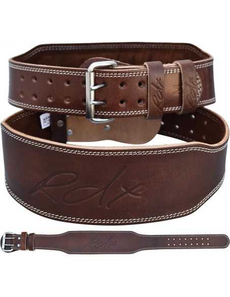 BELT LEATHER 4'' BROWN PADDED