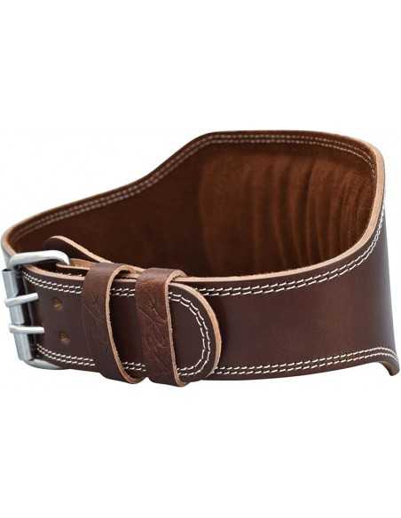 BELT LEATHER 6'' BROWN PADDED