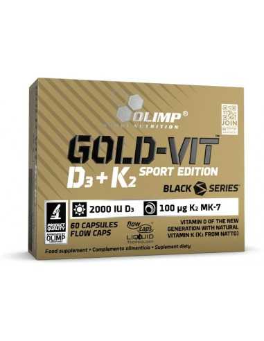 Gold Vit D3 (2000iu) + K2 Sport Edition - 60 caps
