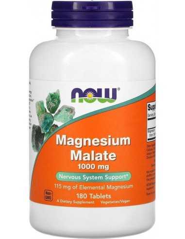 Now Foods, Magnesium Malate (Magneesium malaat), 1000 mg, 180 tabletti