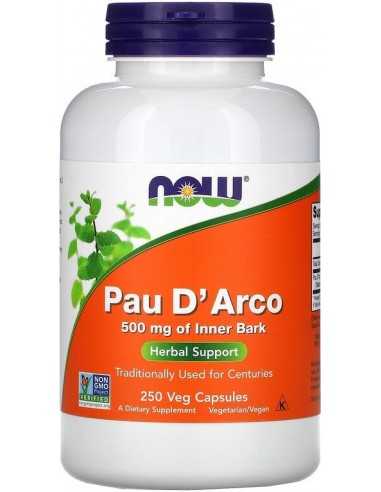Now Foods, Pau D' Arco (Sipelgapuu koor), 500 mg, 250 kapslit