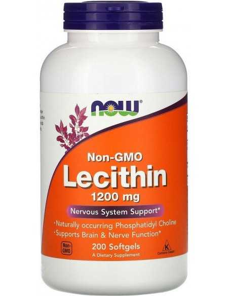 Now Foods, Lecithin, 1200 mg, 200 Softgels