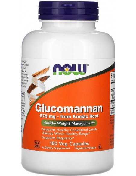 Now Foods, Glucomannan, 575 mg, 180 Capsules