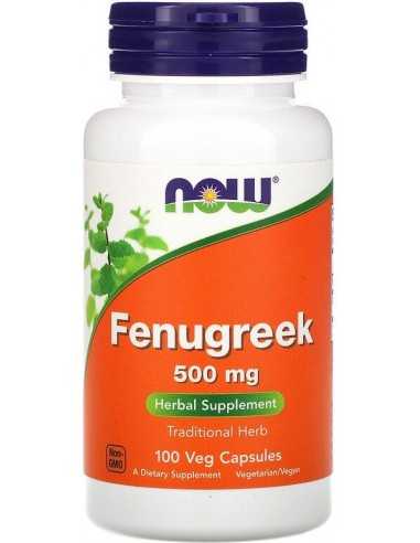 Now Foods, Fenugreek, 500 mg, 100 Veg Capsules