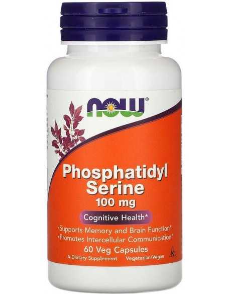 Now Foods, Phosphatidyl Serine, 100 mg, 60 Veg Capsules