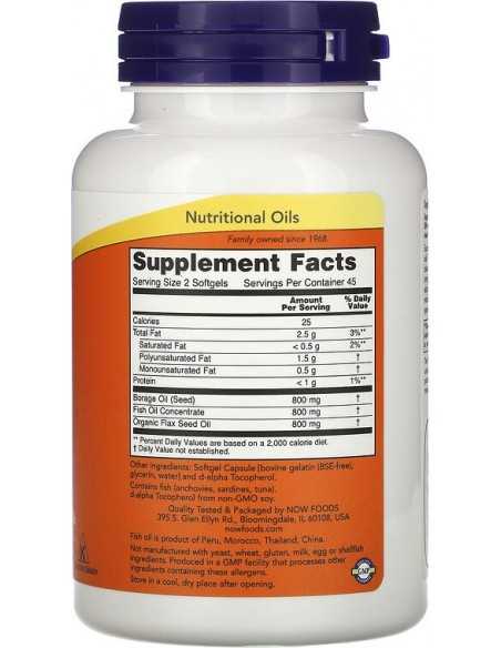 Super Omega 3-6-9, 1200 mg, 90 Softgels