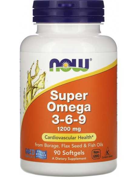 Super Omega 3-6-9, 1200 mg, 90 Softgels