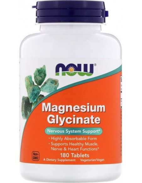 Now Foods, Magnesium Glycinate (Magneesium Glütsinaat), 180 Tabletti