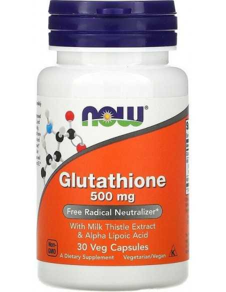 Now Foods, Glutathione (Glutatioon), 500 mg, 30 kapslit