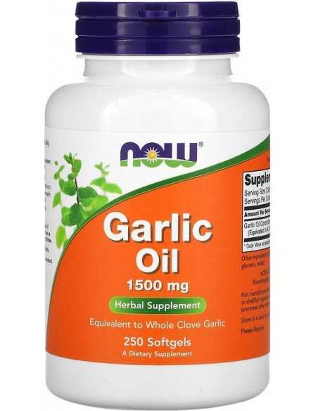 Now Foods, Garlic Oil (Küüslauguõli), 1500 mg, 250 geelkapslit