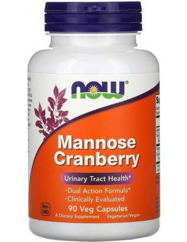 Now Foods, Mannose Cranberry, 90 Veg Capsules