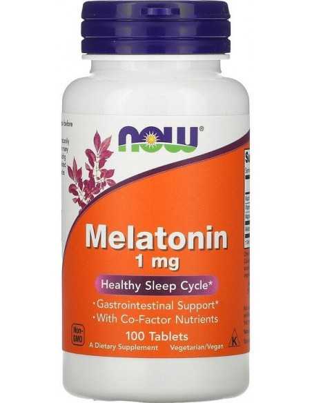 Now Foods, Melatonin (Melatoniin), 1 mg, 100 tabletti