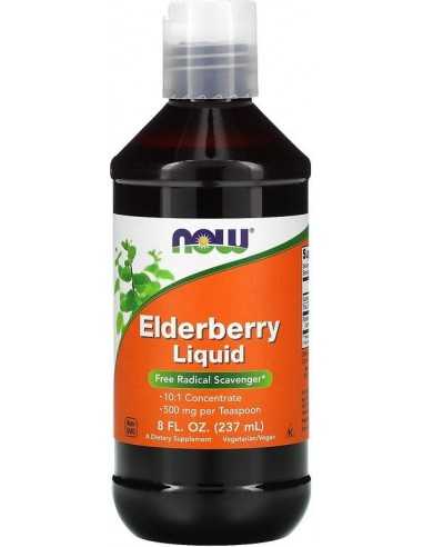 Now Foods, Elderberry Liquid, 500 mg, 8 fl oz (237 ml)