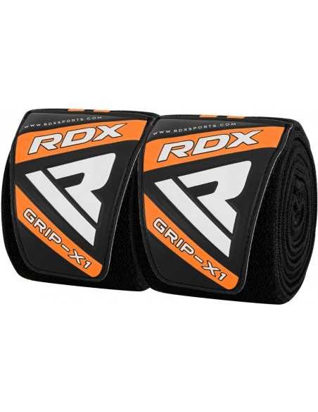 RDX K3 Elasticated Orange Knee Wraps / Põlvesidemed