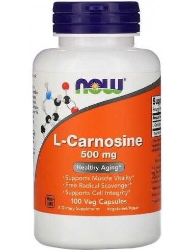 L-Carnosine (L-Karnosiin), 500 mg, 100 kapslit