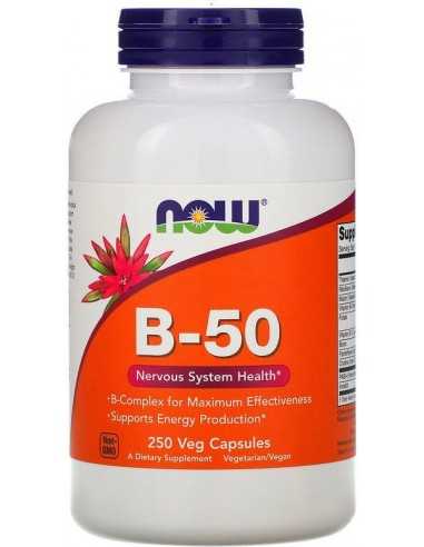 Now Foods, Vitamin B-50, 250 Veg Capsules