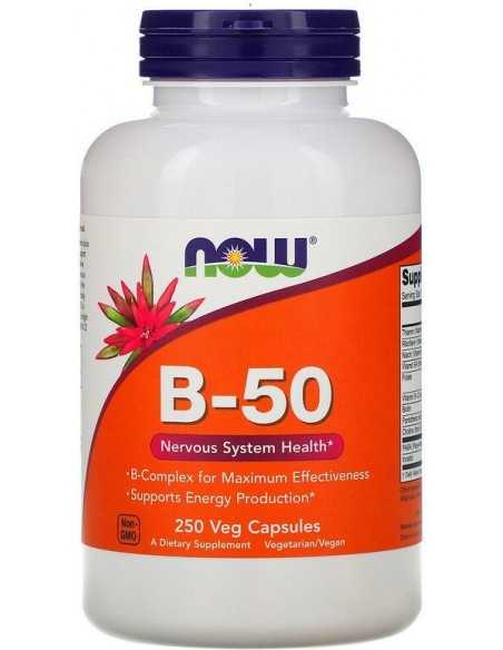Now Foods, Vitamin B-50, 250 Veg Capsules