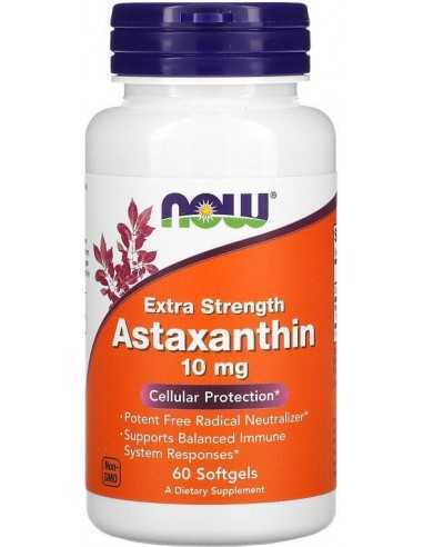 Now Foods, Astaxanthin (Astaksantiin), 10 mg, 60 geelkapslit