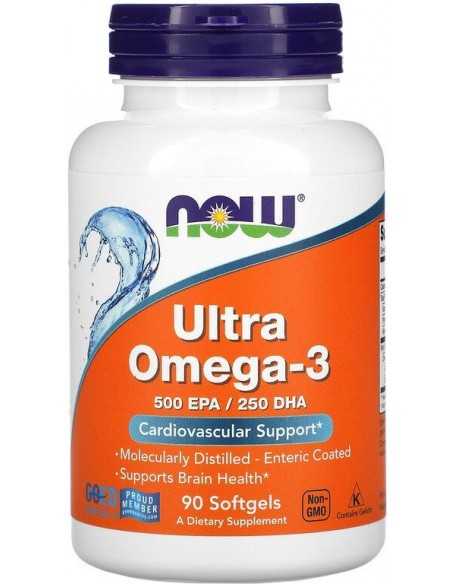 Now Foods, Ultra Omega-3, 90 Softgels
