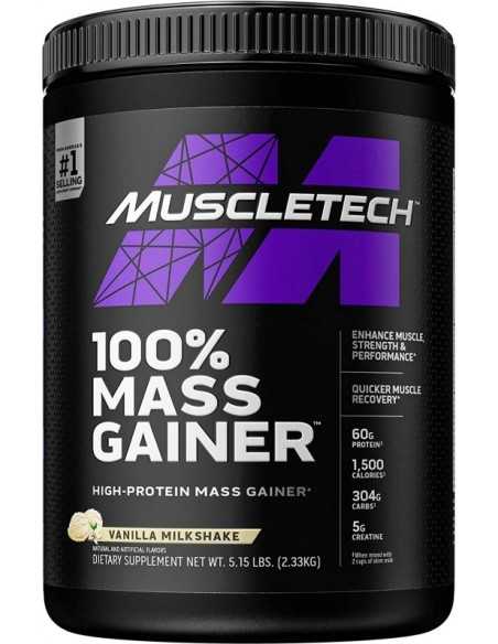 Muscletech, 100% Mass Gainer, 2330g