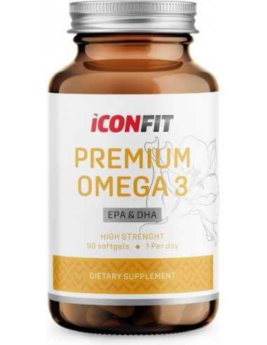ICONFIT, Premium Omega 3, 90 softgels